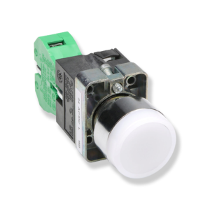 White LED Illuminated Push Button Switch 1941-1255