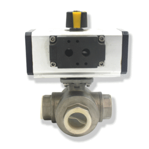 Full Port 3-Way Solenoid Ball Valve 1584-0208